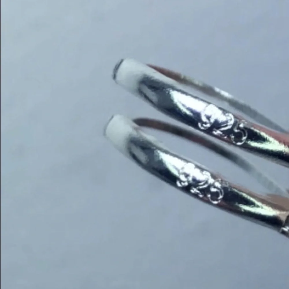 Genuine Moonstone & 925 Silver Earrings! - Picture 3 of 8